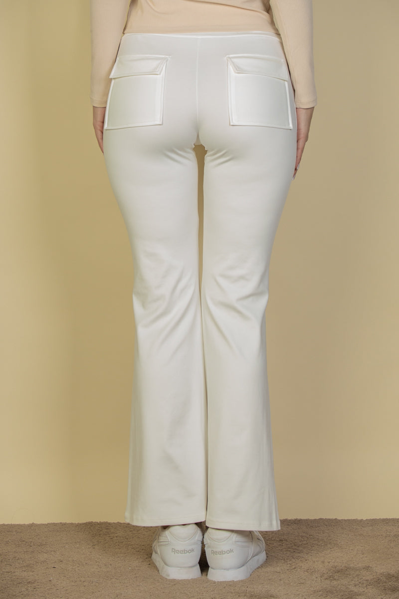 High Waisted Flared Pants - Capella Apparel