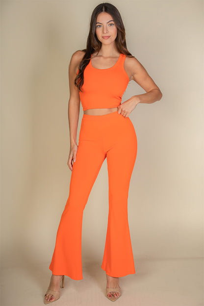 High Waisted Flare Pants