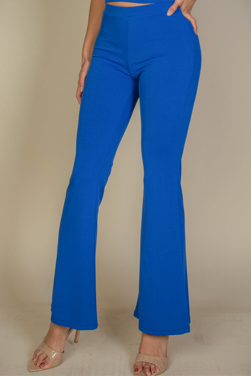 High Waisted Flare Pants (CAPELLA)