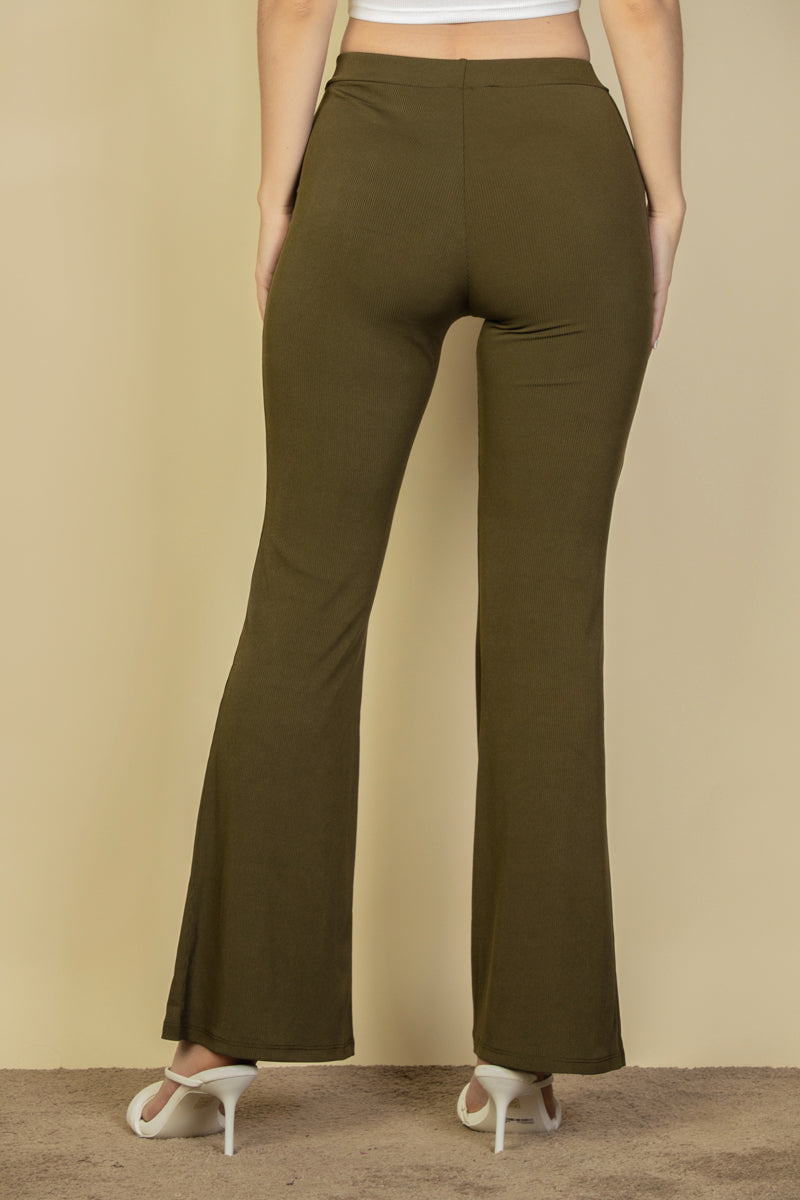 High Waisted Flare Pants - Capella Apparel