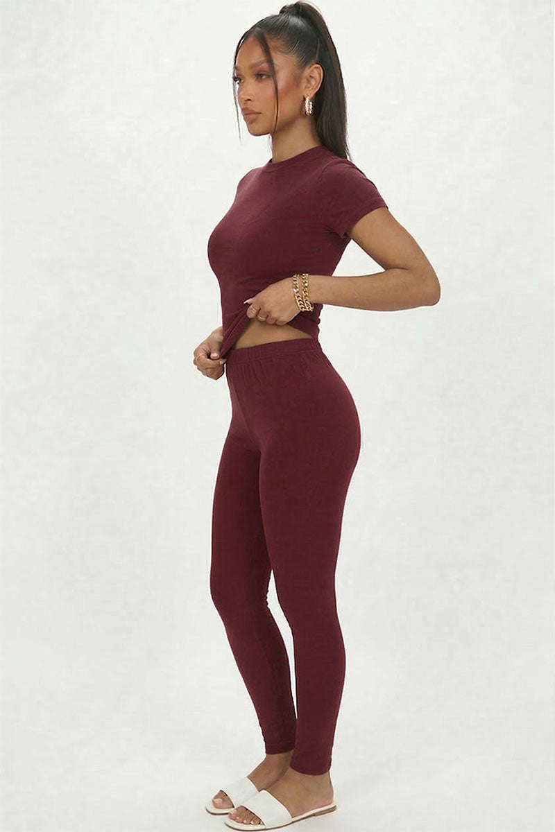 Basic Solid Leggings