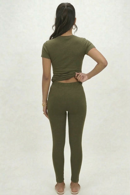 Basic Solid Leggings