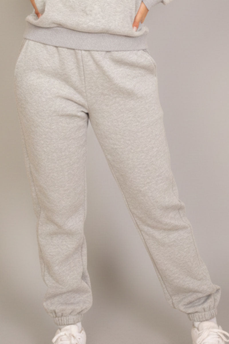 Poly Fleece Elastic Waist Joggers