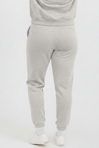 Plus Size Poly Fleece Elastic Waist Joggers