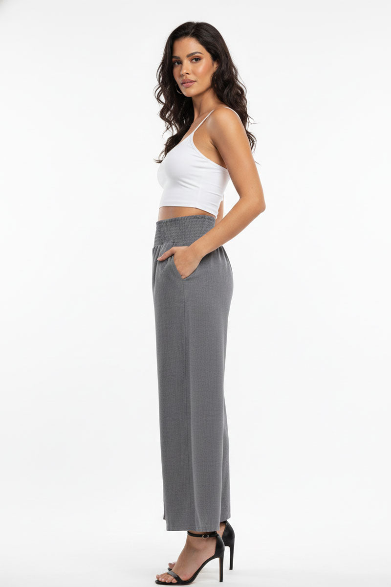 Lightweight High-Waisted Wide-Leg Lounge Pants – Wholesale Capella