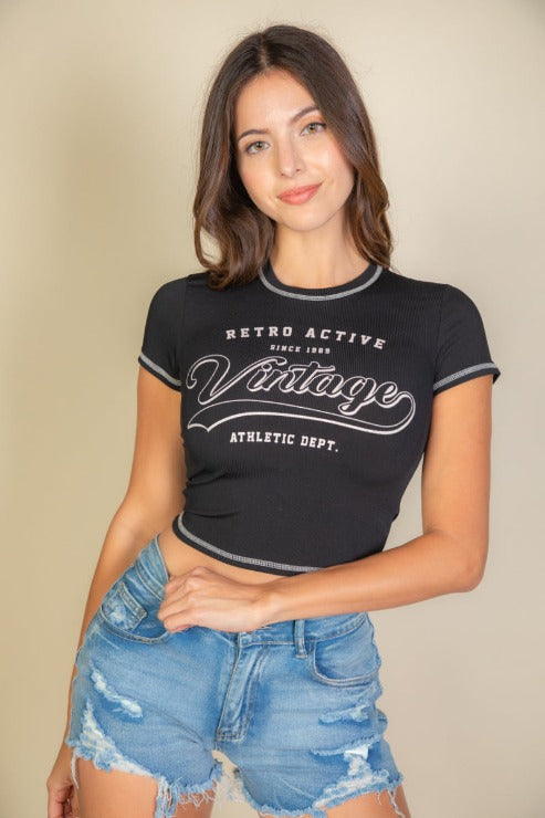 Vintage short sleeve graphic t shirt – Wholesale Capella Apparel