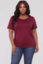 Plus Size Basic Short Sleeve T-shirt