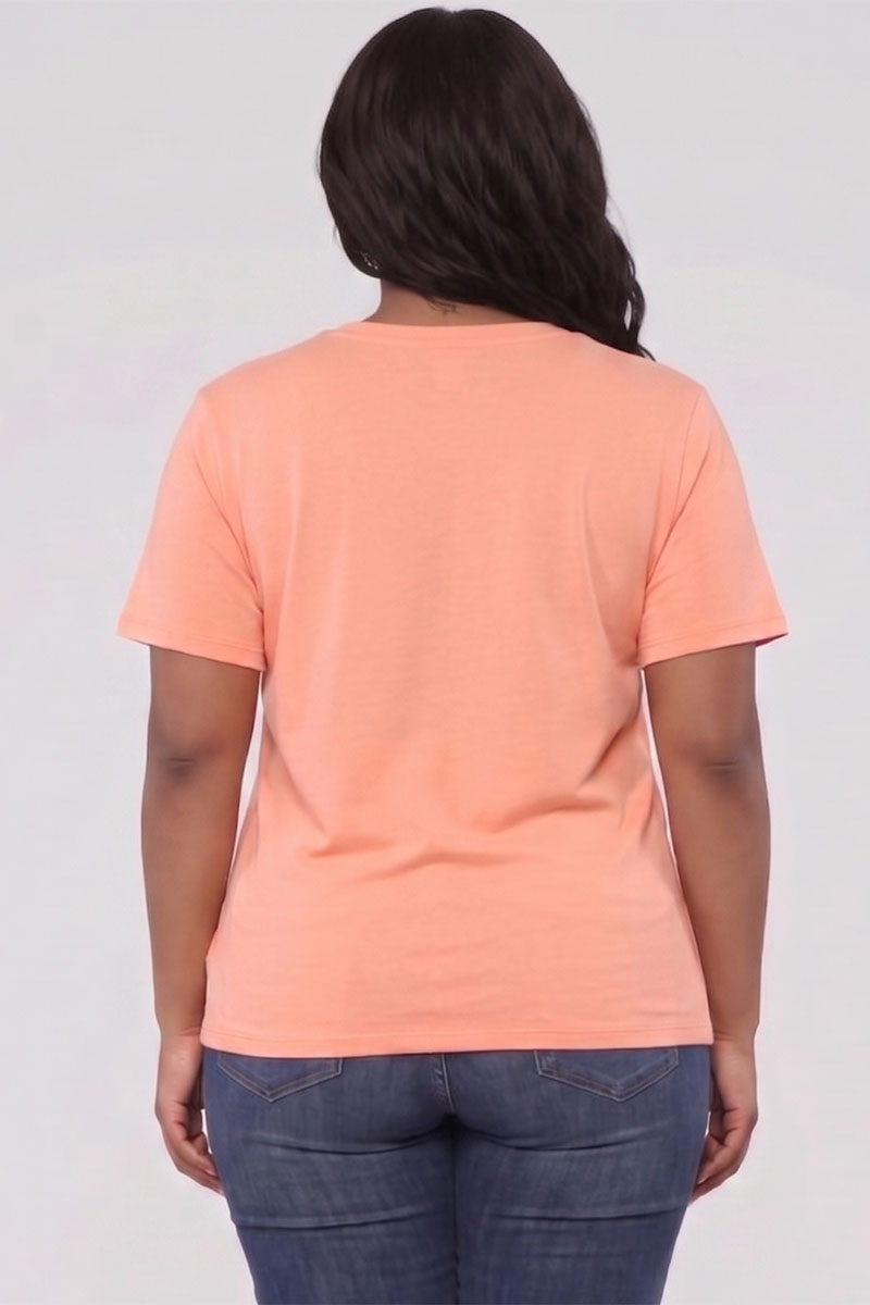 Plus Size Basic Short Sleeve T-shirt