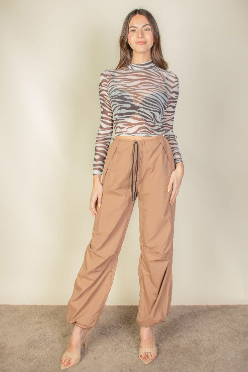 zebra mesh top