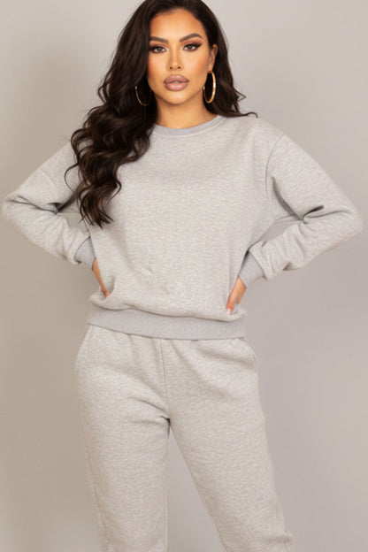 Classic Poly Fleece Crewneck Pullover