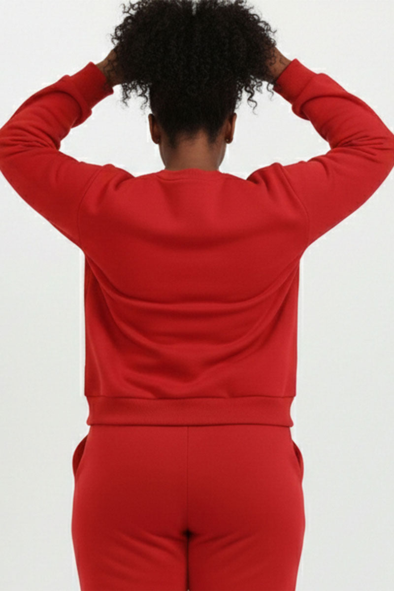 Plus Size Classic Poly Fleece Crewneck Pullover