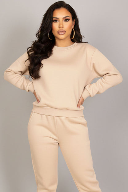 Classic Poly Fleece Crewneck Pullover