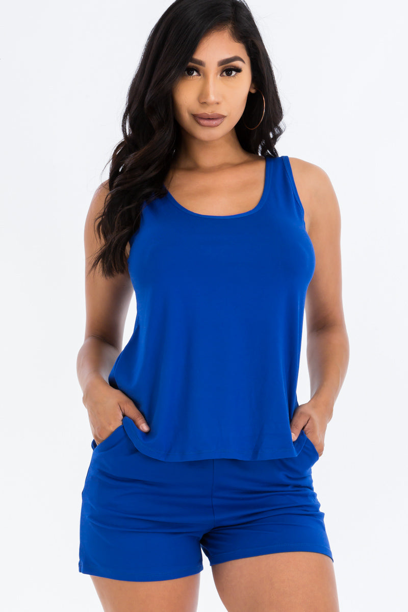 Comfy Tank Top & Shorts Set - Capella Apparel