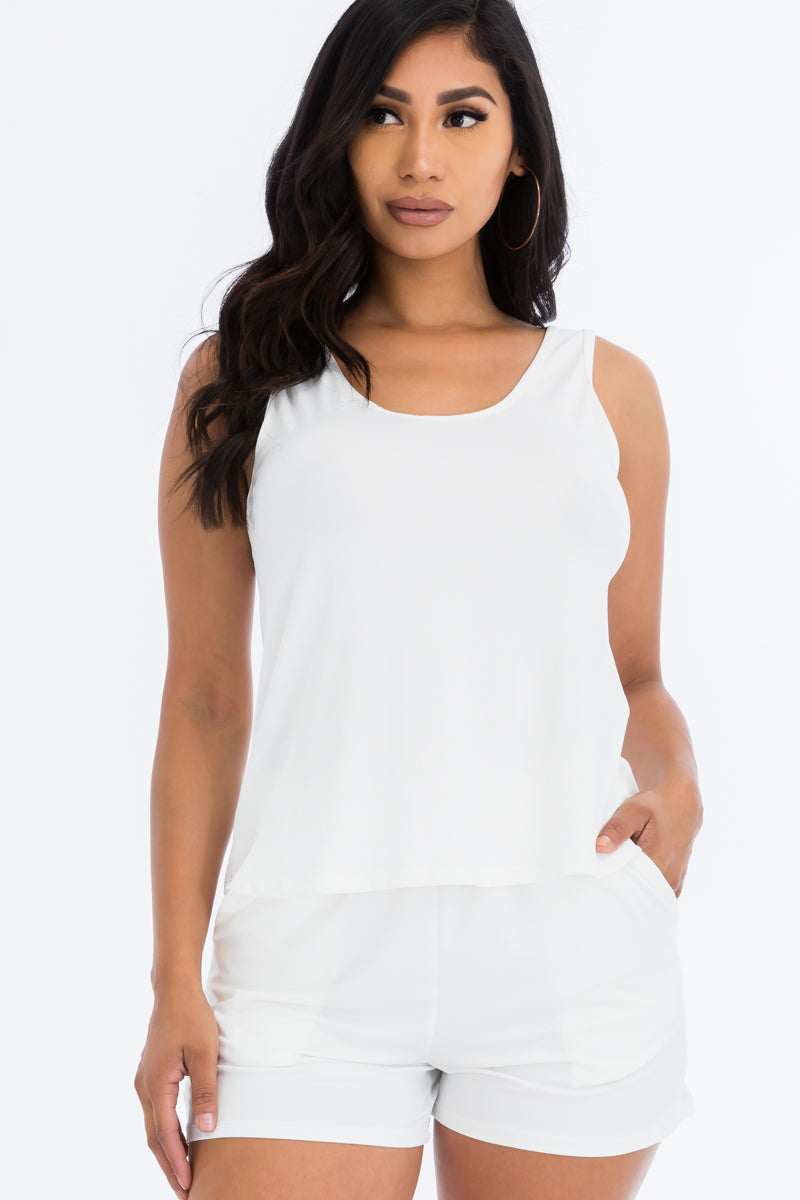 Comfy Tank Top & Shorts Set - Capella Apparel