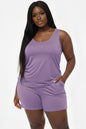 Plus Comfy Tank Top & Shorts Set (CAPELLA)