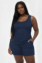 Plus Comfy Tank Top & Shorts Set (CAPELLA)