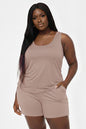 Plus Comfy Tank Top & Shorts Set (CAPELLA)