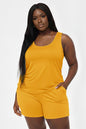 Plus Comfy Tank Top & Shorts Set