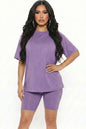 Loose Fit Top & Biker Shorts Set