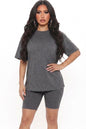 Loose Fit Top & Biker Shorts Set