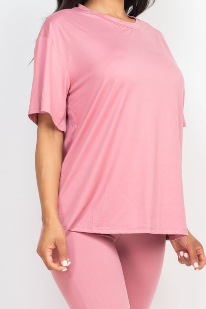 Oversized T-shirt & Leggings Set