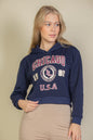 Graphic Drop Shoulder Pull Over Hoodie - Capella Apparel