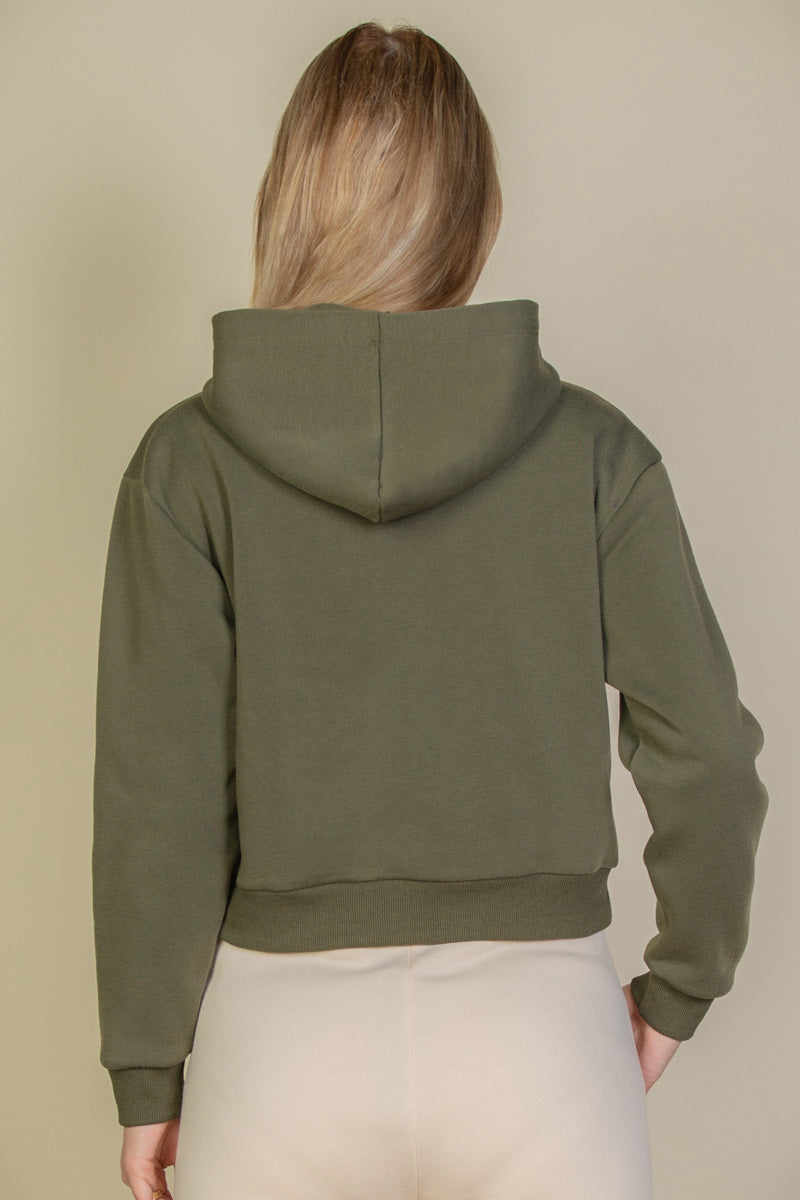 Graphic Drop Shoulder Pull Over Hoodie - Capella Apparel