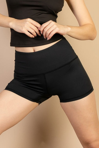 Wide Band Waist Shorts - Capella Apparel