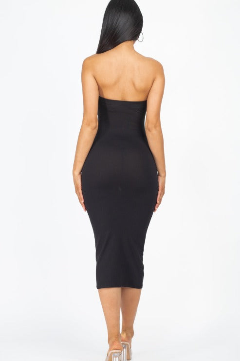 Tube Bodycon Midi Dress - Wholesale Capella Apparel