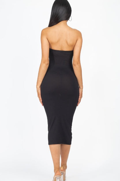 Tube Bodycon Midi Dress - Wholesale Capella Apparel