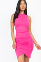 Shirred Bodycon Mini Dress - Capella Apparel