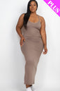 Plus Size Racer Back Maxi Dress (CAPELLA) - Capella Apparel