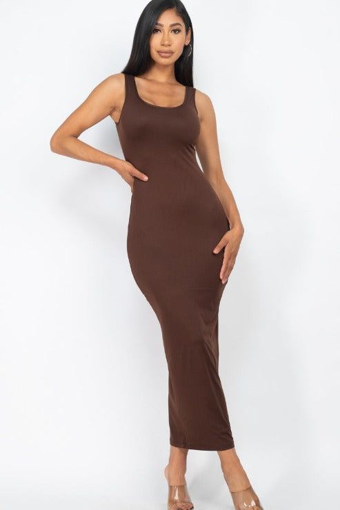 Solid Basic Maxi Dress - Wholesale Capella Apparel