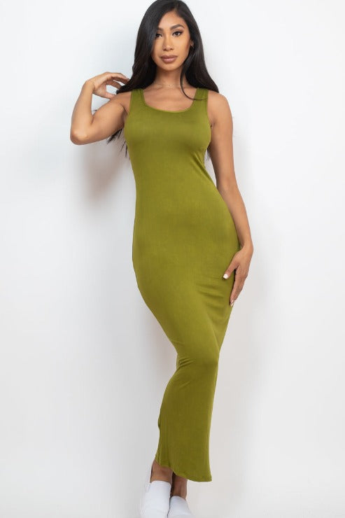 Solid Basic Maxi Dress - Wholesale Capella Apparel