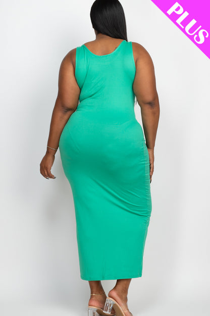 Plus Size Solid Basic Maxi Dress - Wholesale Capella Apparel