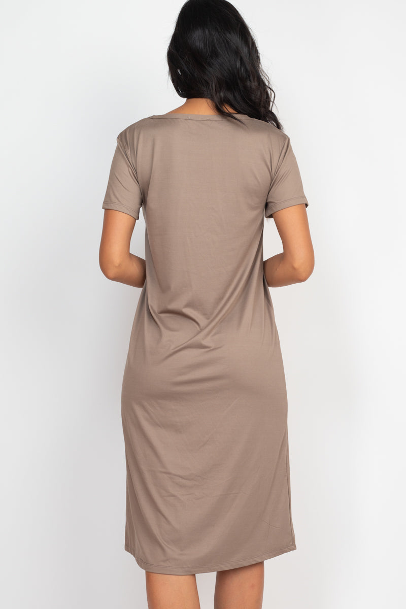 Loose Fit Short Sleeve Dress (CAPELLA) - Capella Apparel