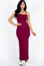 Crisscross Back Split Thigh Maxi Dress (CAPELLA) - Capella Apparel