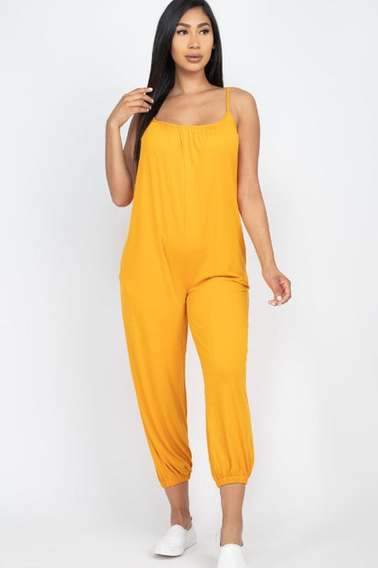 Sleeveless Jogger Jumpsuit - Wholesale Capella Apparel