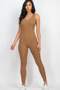 Ribbed Scoop Neck Bodycon Jumpsuit - Wholesale Capella Apparel