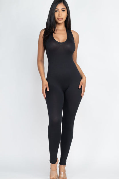 Racer Back Bodycon Jumpsuit (CAPELLA) - Capella Apparel