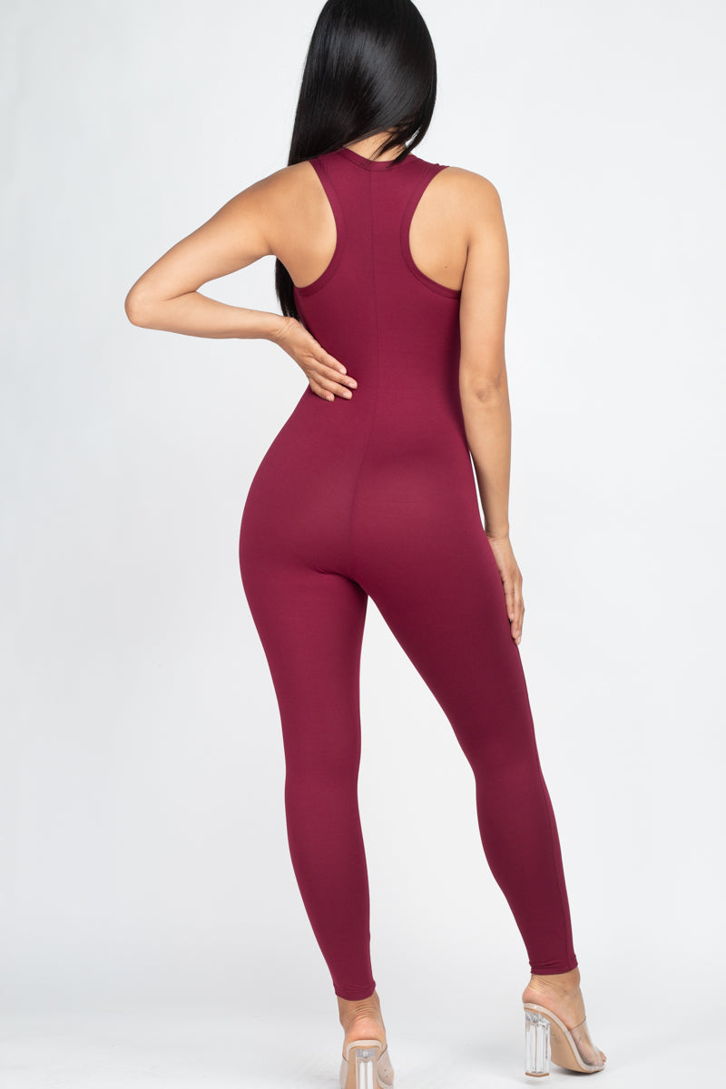 Racer Back Bodycon Jumpsuit - Wholesale Capella Apparel