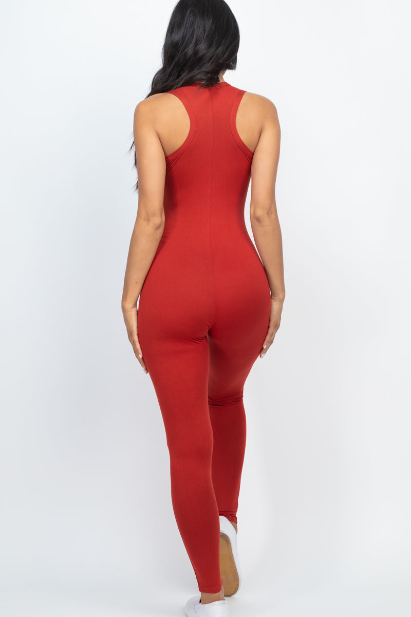 Racer Back Bodycon Jumpsuit - Wholesale Capella Apparel