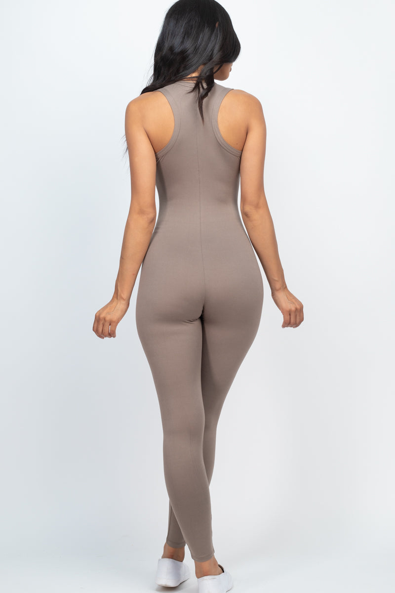 Racer Back Bodycon Jumpsuit (CAPELLA) - Capella Apparel