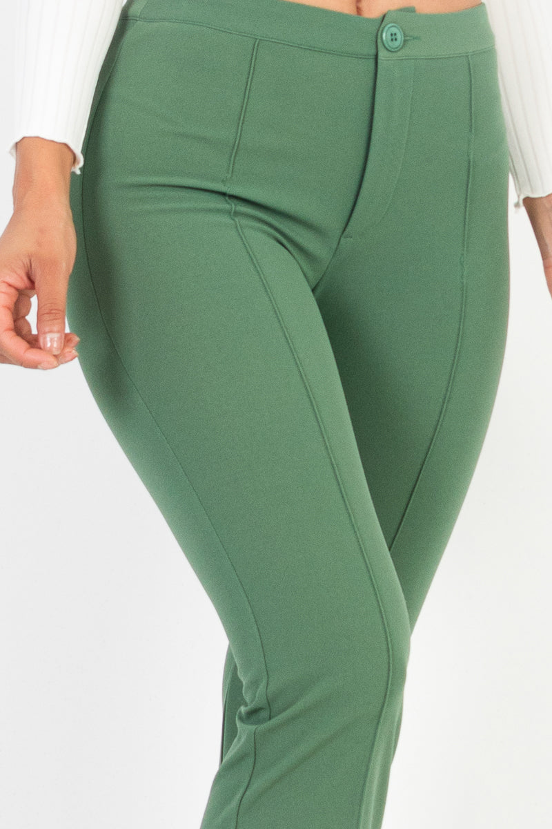 High Waist Knit Flare Pants (CAPELLA) - Capella Apparel