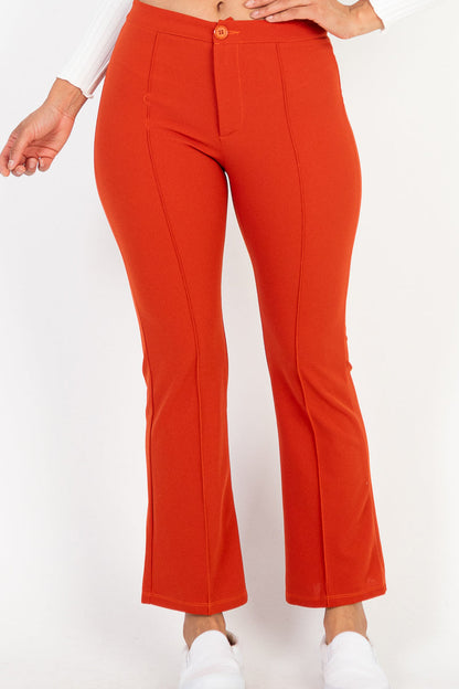 High Waist Knit Flare Pants (CAPELLA) - Capella Apparel