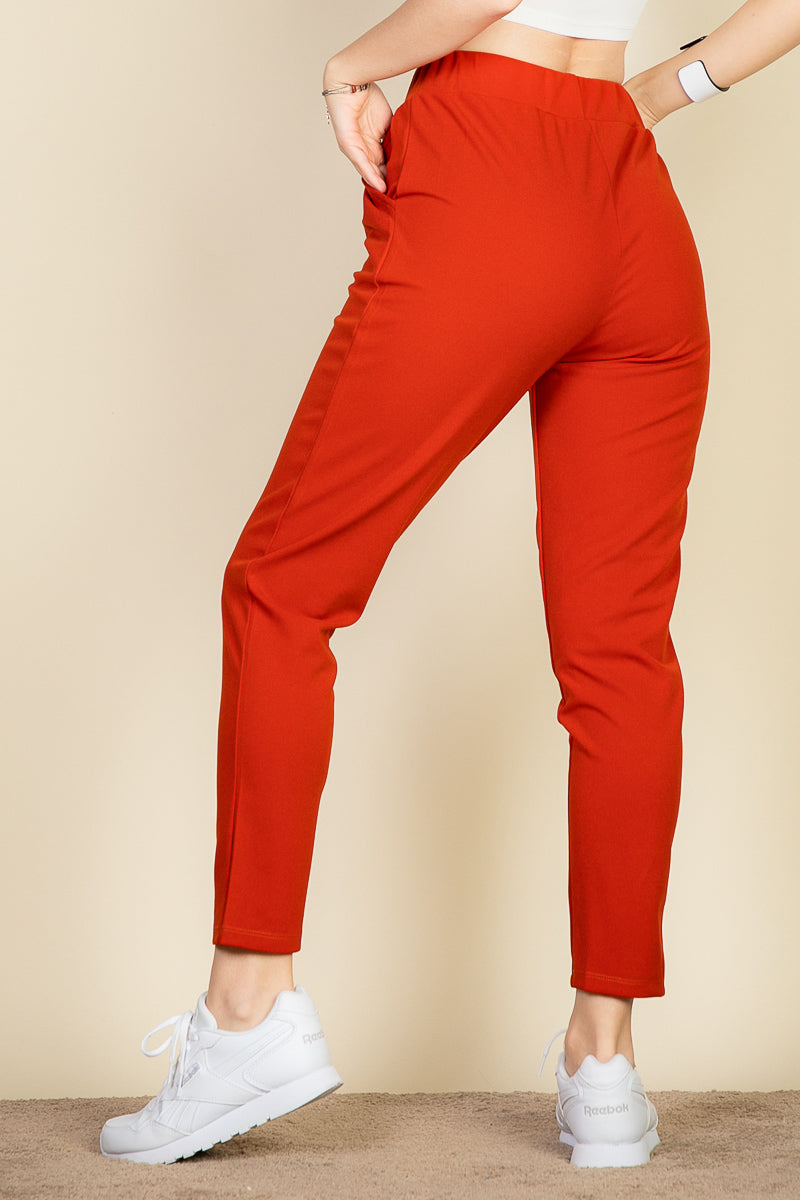 Pleat Front Tapered Trousers - Capella Apparel