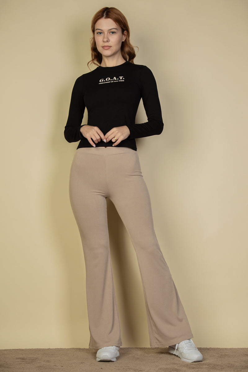 High Waisted Flare Pants (CAPELLA) - Capella Apparel