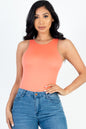 Casual Solid Tank Bodysuit - Capella Apparel