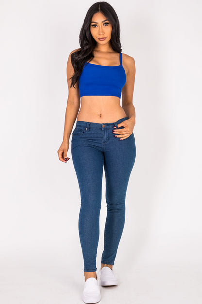 Ribbed Knit Cami Crop Top (CAPELLA) - Capella Apparel