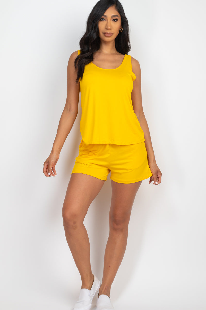 Comfy Tank Top & Shorts Set (CAPELLA) - Capella Apparel